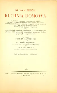 NOWOCZESNA KUCHNIA DOMOWA wyd.1932r. - 3