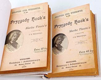 TWAIN - PRZYGODY HUCKA / THE ADVENTURES OF HUCKELBERRY FINN vol.1-2 [set in 2 volumes] first edition - 4