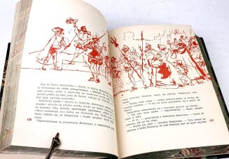 DUMAS - DZIEŁA. Trylogia TRZEJ MUSZKIETEROWIE, HRABIA MONTE CHRISTO, KRÓLOWA MARGOT  wyd. 1956-8 ilustracje - 8