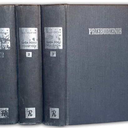GALSWORTHY- SAGA RODU FORSYTÓW: TRYLOGIA wyd.1 z 1930