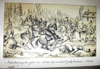 GOCZAŁKOWSKI- WSPOMNIENIA LAT UBIEGŁYCH wyd. 1862r. - 15 kolorowanych rycin - 11