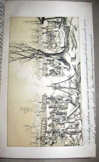 GOCZAŁKOWSKI- WSPOMNIENIA LAT UBIEGŁYCH wyd. 1862r. - 15 kolorowanych rycin - 12