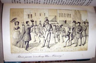 GOCZAŁKOWSKI- WSPOMNIENIA LAT UBIEGŁYCH wyd. 1862r. - 15 kolorowanych rycin - 6