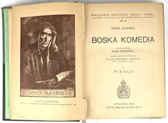 DANTE ALIGHIERI - BOSKA KOMEDIA wyd. 1947 piękna oprawa - 3
