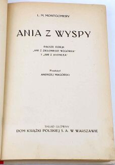 MONTGOMERY- ANIA Z WYSPY/ ANIA NA UNIWERSYTECIE 1930 - 3