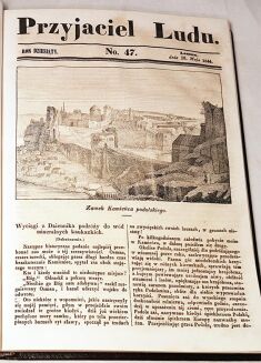 PRZYJACIEL LUDU czyli Tygodnik potrzebnych i pożytecznych wiadomości Rocznik X 1844r. litografie REYCHMAN - SZKICE GENEALOGICZNE. SERIA I wyd. 1936 - 4