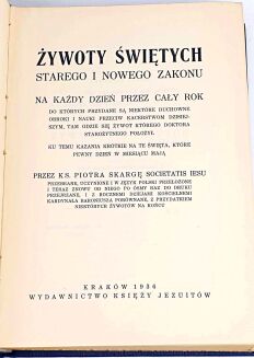 SKARGA - ŻYWOTY ŚWIĘTYCH t.1-4 komplet OPRAWA - 4