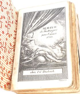[DANIEL CHODOWIECKI] ALMANAC DE GOETTINGUE POUR L'ANNEE  wyd. 1783. Ryciny Daniela Chodowieckiego - 2