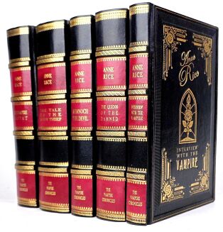 Anne Rice - The Vampire Chronicles 5-book Collection Set  In Exclusive Leather Binding, limited edition - 5