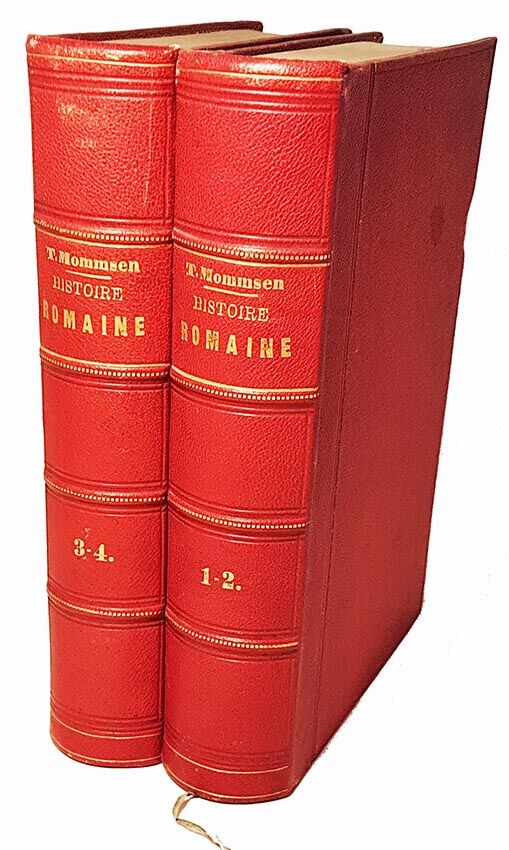 MOMMSEN- HISTOIRE ROMAINE T. 1-4 (komplet w 2wol.) wyd. 1863