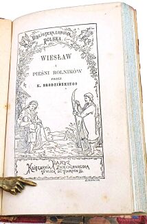 BRODZIŃSKI- WIESŁAW I PIEŚNI ROLNIKÓW; MOWA O NARODOWOŚCI POLAKÓW I POSŁANIE DO BRACI WYGNAŃCÓW wyd. Paryż - 4