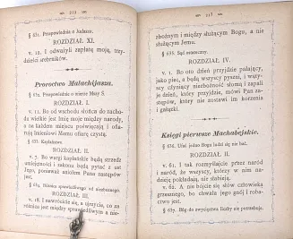 BIBLIJA DOMOWA czyli Wypisy z tekstów Pisma Świętego Starego i Nowego Zakonu odnośnie do etyki chrześcijańskiej 1894 - 5