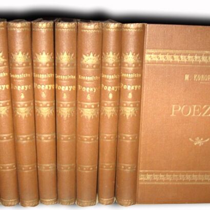 KONOPNICKA - POEZYE Tom I-VIII OPRAWA