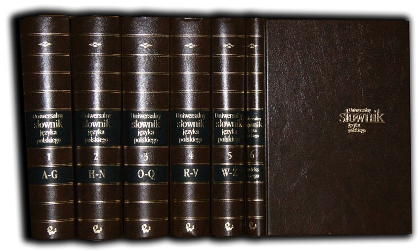Uniwersalny SŁOWNIK JĘZYKA POLSKIEGO wyd. PWN Tom I-VI [komplet]