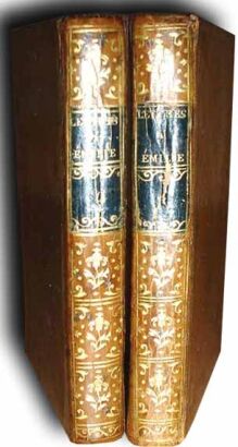 DE MOSTIEUR- LETTRES A EMILIE SUR LA MYTHOLOGIE [MITOLOGIA STAROŻYTNA] wyd. 1794r.  TOM I-II MIEDZIORYTY SKÓRA