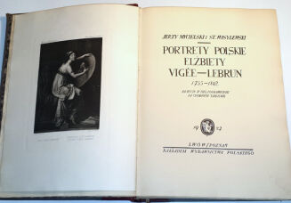 MYCIELSKI; WASYLEWSKI - PORTRETY POLSKIE ELŻBIETY VIGEE-LEBRUN 1755-1842 24 ryciny folio - 3