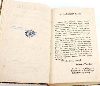 OBNIŃSKI - DZIENNIK POSIEDZEŃ IZBY POSELSKIEY wyd. 1820 - 3