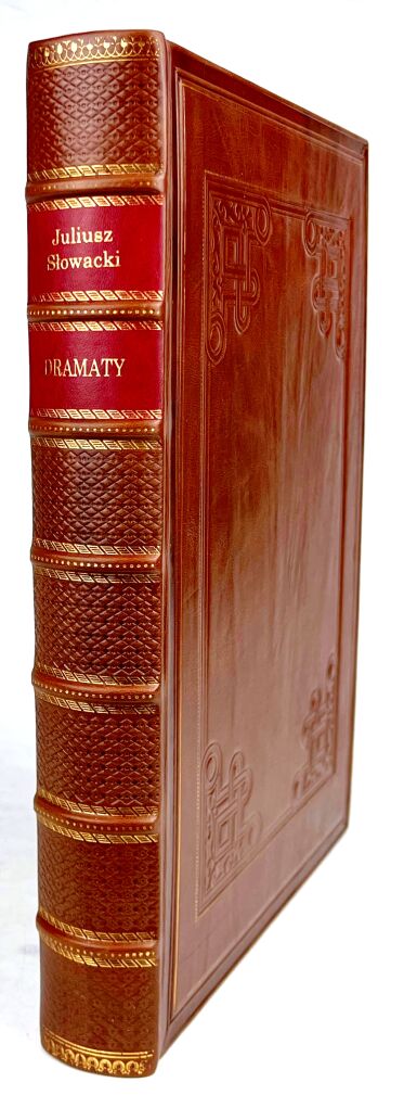 SŁOWACKI - DRAMATY ilustr. Szancer 1952r., luksusowa skóra