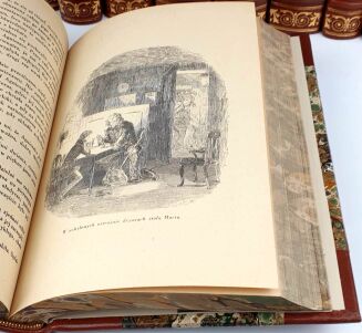 DICKENS - DZIEŁA [kolekcja w półskórzanej oprawie, komplet w 21 wol.] - 7