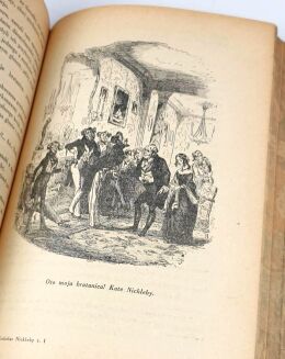 DICKENS - DZIEŁA [kolekcja w półskórzanej oprawie, komplet w 21 wol.] - 12
