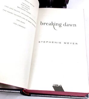 Stephenie Meyer - The Twilight Saga 4-book Collection Set In Exclusive Leather Binding, limited edition - 8