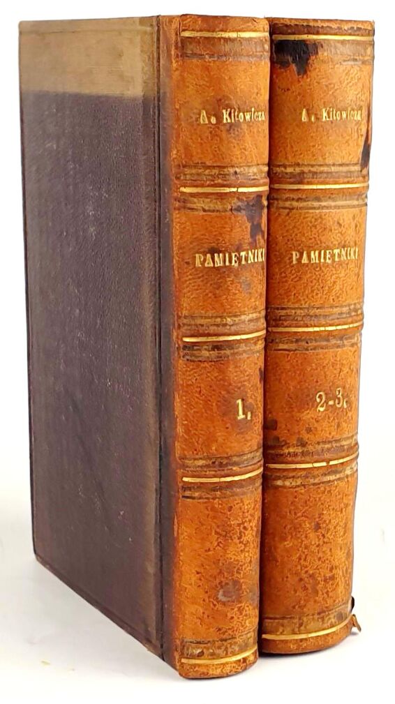KITOWICZ - PAMIĘTNIKI KS. KITOWICZA. T. 1-3 [komplet w 2 wol.] Lwów 1882