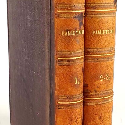 KITOWICZ - PAMIĘTNIKI KS. KITOWICZA. T. 1-3 [komplet w 2 wol.] Lwów 1882