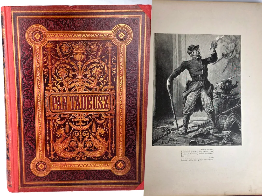 MICKIEWICZ- PAN TADEUSZ wyd.1882 z illustracjami Andriollego