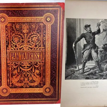 MICKIEWICZ- PAN TADEUSZ wyd.1882 z illustracjami Andriollego