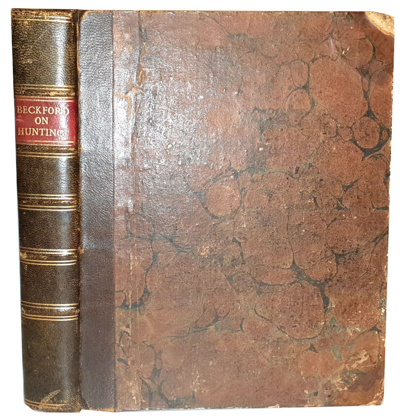 BECKFORD- THOUGHTS UPON HUNTING wyd. 1782