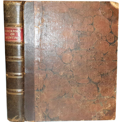 BECKFORD- THOUGHTS UPON HUNTING wyd. 1782