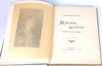GAWALEWICZ; STACHIEWICZ- KRÓLOWA NIEBIOS Legendy o Matce Boskiej 1895 OPRAWA - 4