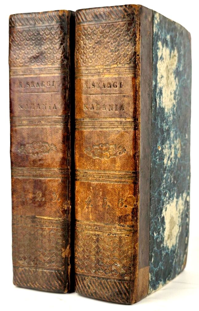 SKARGA - KAZANIA NA NIEDZIELE Y ŚWIĘTA CAŁEGO ROKU t. I-VI [komplet w 2 wol.] Wilno 1793