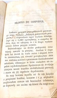 ĆWIERCZAKIEWICZ-JEDYNE PRAKTYCZNE PRZEPISY WSZELKICH ZAPASÓW SPIŻARNIANYCH ORAZ PIECZENIE CIAST 1861 - 4