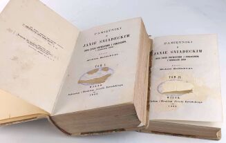 BALIŃSKI - PAMIĘTNIKI O JANIE ŚNIADECKIM, jego życiu prywatnem i publicznem i dziełach jego  t.1-2 Wilno 1865 - 2