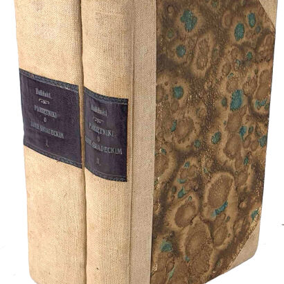 BALIŃSKI - PAMIĘTNIKI O JANIE ŚNIADECKIM, jego życiu prywatnem i publicznem i dziełach jego  t.1-2 Wilno 1865