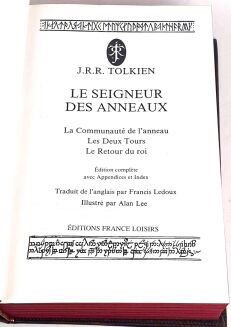 J.R.R. Tolkien - Le Seigneur des Anneaux. Reliure cuir exclusive, édition limitée. - 6