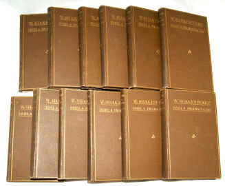 SHAKESPEARE [SZEKSPIR] - DZIEŁA DRAMATYCZNE Tom I-XII ryciny - 3