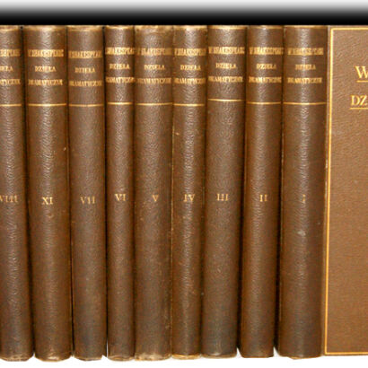 SHAKESPEARE [SZEKSPIR] - DZIEŁA DRAMATYCZNE Tom I-XII ryciny