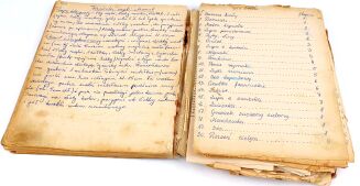 PRZEDWOJENNA KSIĄŻKA KUCHARSKA. RĘKOPIS - 6