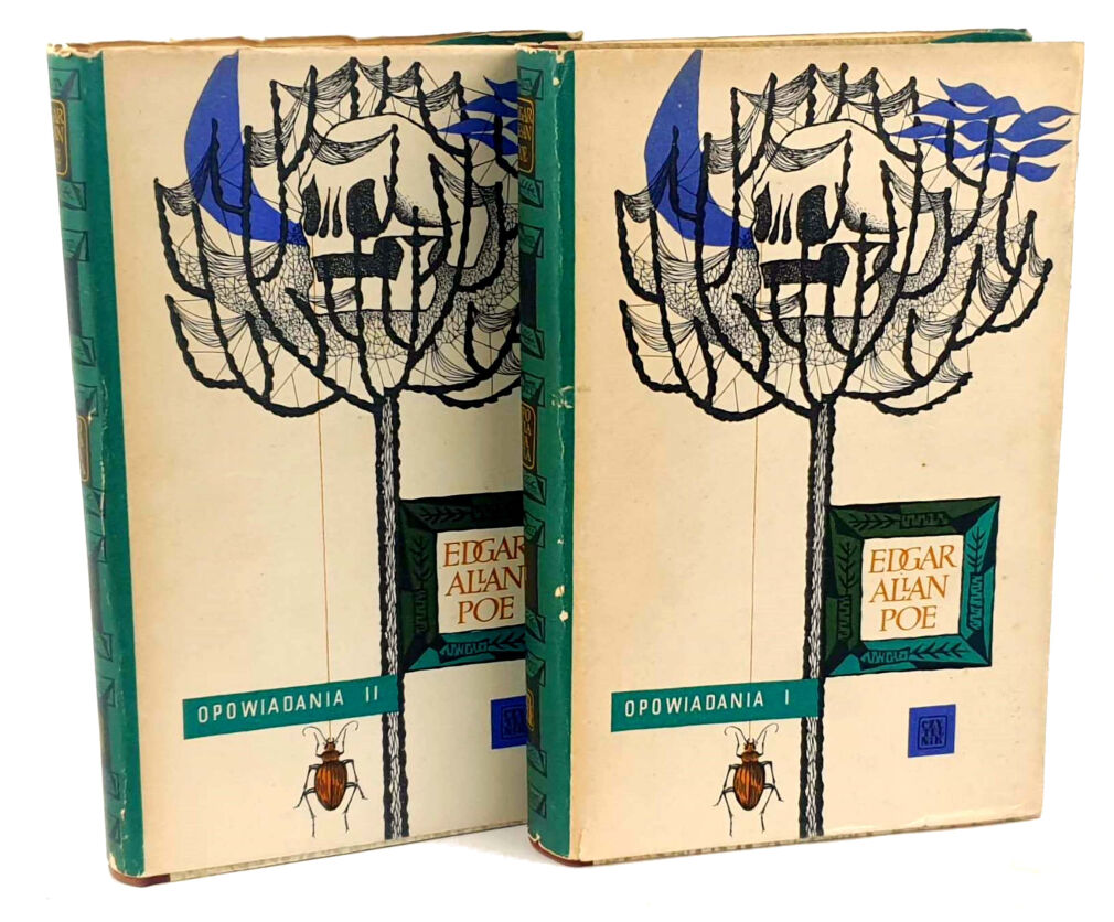 POE - OPOWIADANIA  I - II wyd. 1956, obwoluty, stan
