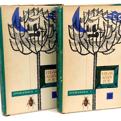 POE - OPOWIADANIA  I - II wyd. 1956, obwoluty, stan