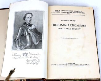 PIWARSKI- HIERONIM LUBOMIRSKI HETMAN WIELKI KORONNY wyd. 1929 - 3