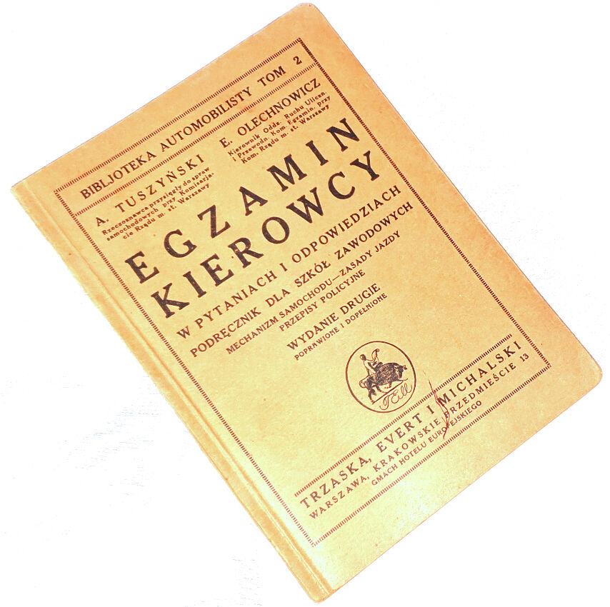 TUSZYŃSKI,  OLECHOWICZ- EGZAMIN KIEROWCY wyd. 2