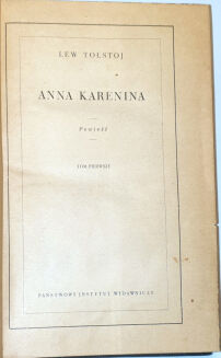 TOŁSTOJ - ANNA KARENINA ilustracje A. Uniechowski - 4