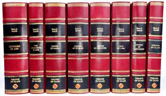 Sarah J. Maas -Throne of Glass - Complete Leather-Bound Collector’s Edition (8 Books) - 2