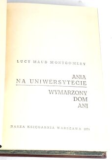 MONTGOMERY - ANIA Z ZIELONEGO WZGORZA / ANNE OF GREEN GABLES 1-6 leather set - 10