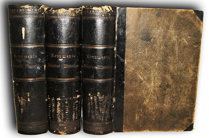BIELOWSKI- MONUMENTA POLONIAE HISTORICA. POMNIKI DZIEJOWE POLSKI t.1-3 Lwów 1864-78