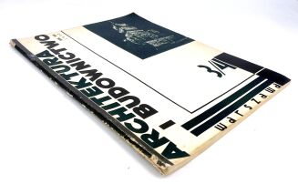 CZASOPISMO ARCHITEKTURA I BUDOWNICTWO Nr.1-12 1932r. / ARCHITECTURE AND CONSTRUCTION MAGAZINE No. 1-12 1932. Cover by Z. Puget. - 6