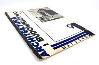 CZASOPISMO ARCHITEKTURA I BUDOWNICTWO Nr.1-12 1932r. / ARCHITECTURE AND CONSTRUCTION MAGAZINE No. 1-12 1932. Cover by Z. Puget. - 16